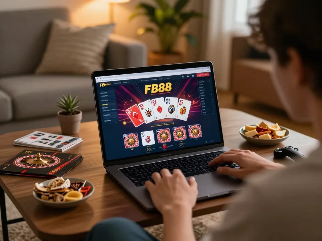 Join the action on the FB88 platform with a dynamic online gaming experience featuring poker and roulette.