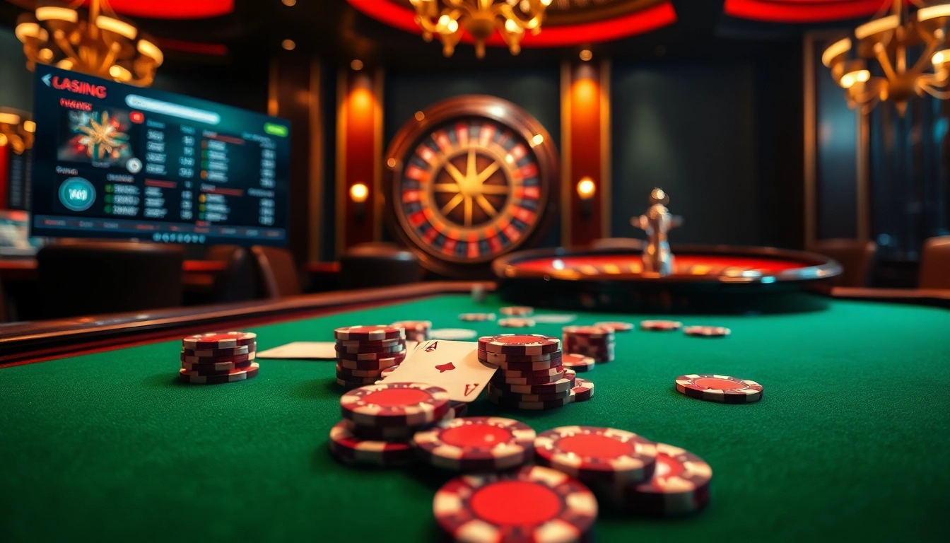 Experience thrilling gaming action at https://du88.sbs/ with a luxurious poker table and unique gambling options.
