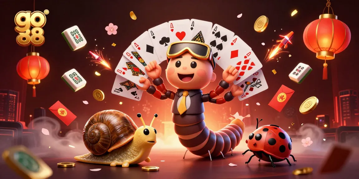 Experience winning strategies at go 88 with a vibrant 3D casino scene featuring lively characters and dynamic elements.