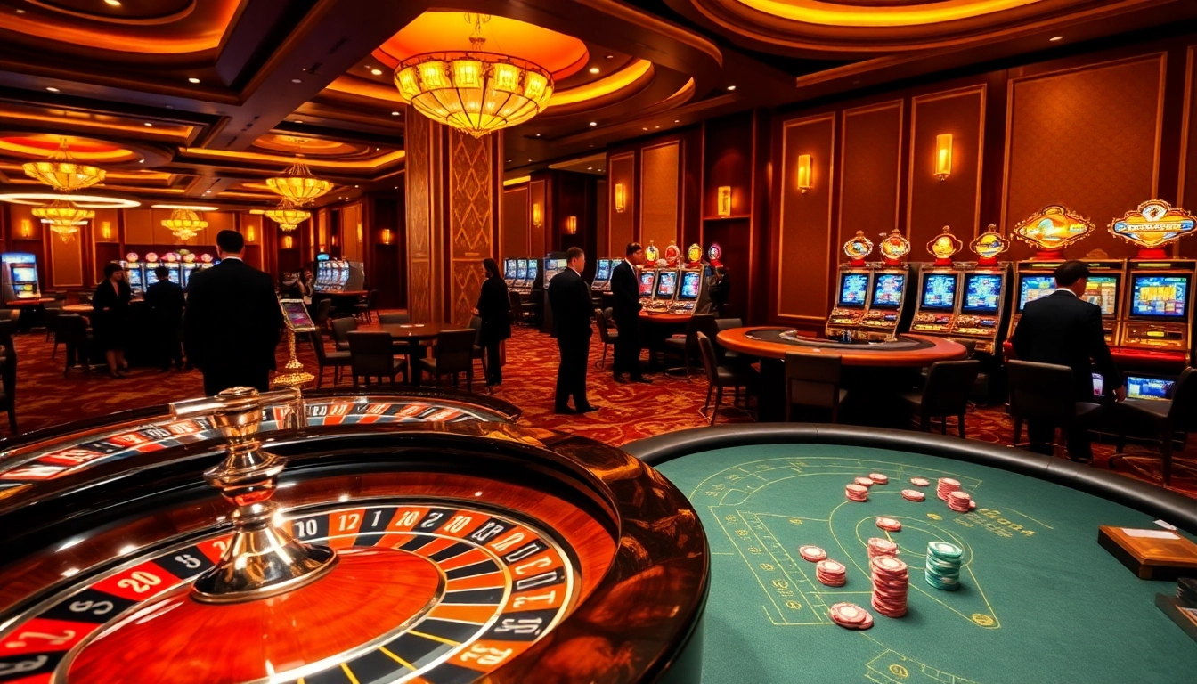 Experience the thrill of winning at https://qq88.social/ with a vibrant casino scene filled with excitement.