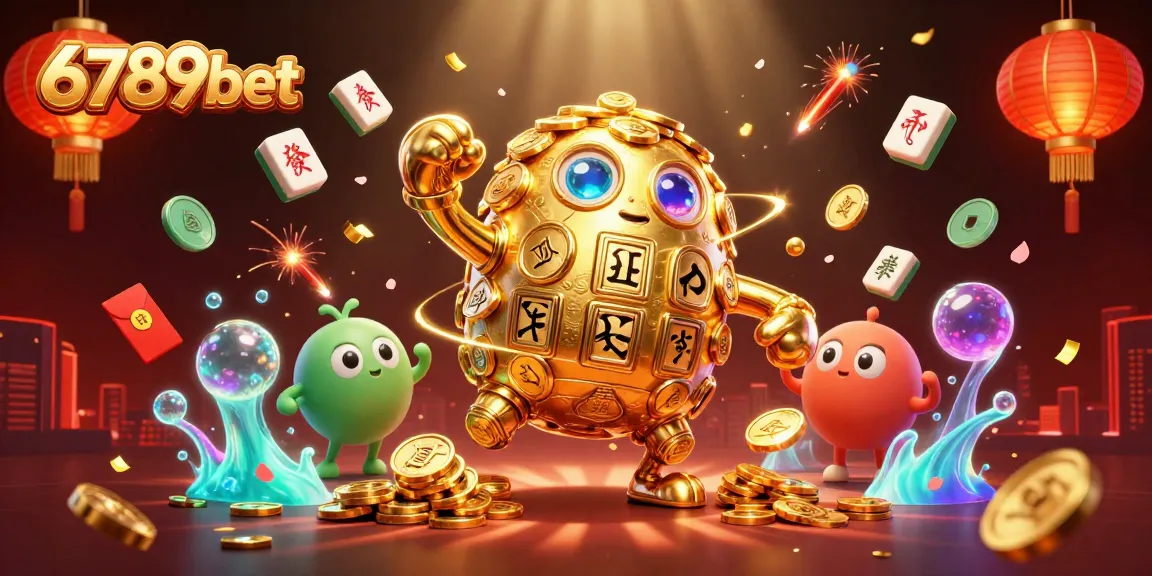 Spin and win at 6789bet with golden golem and festive casino elements creating an exciting gaming atmosphere.
