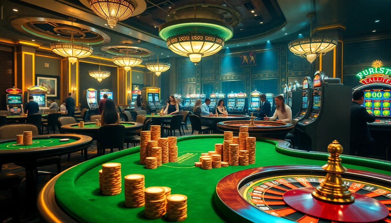Experience the excitement of gaming at https://lu88bb.com/, featuring luxury casino tables and engaging players.