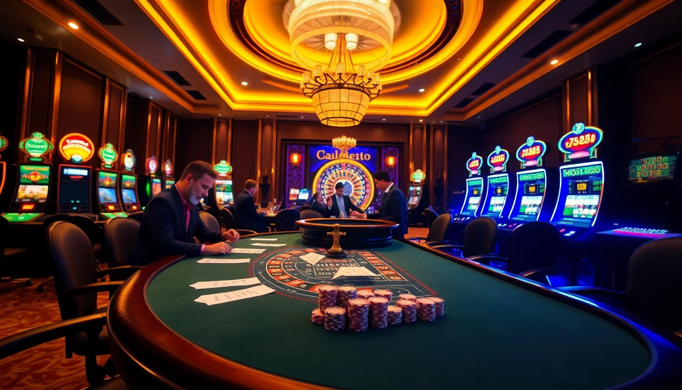 Exciting gameplay at nhà cái 789p's poker table with vibrant casino atmosphere.