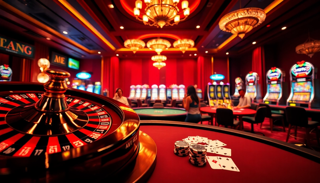 Experience thrilling casino action at https://ku88game.com/, featuring roulette and poker games.