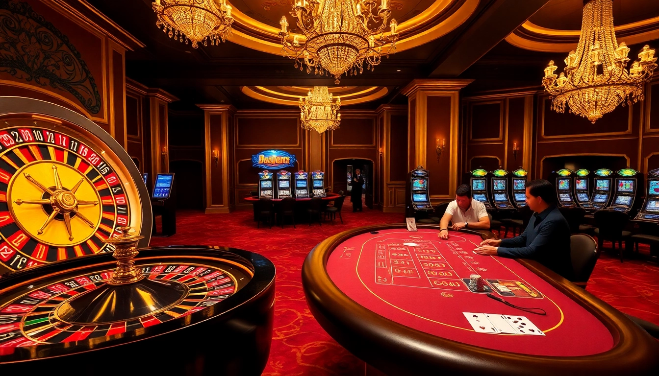 8kbet players enjoying a thrilling game at a luxurious casino table.