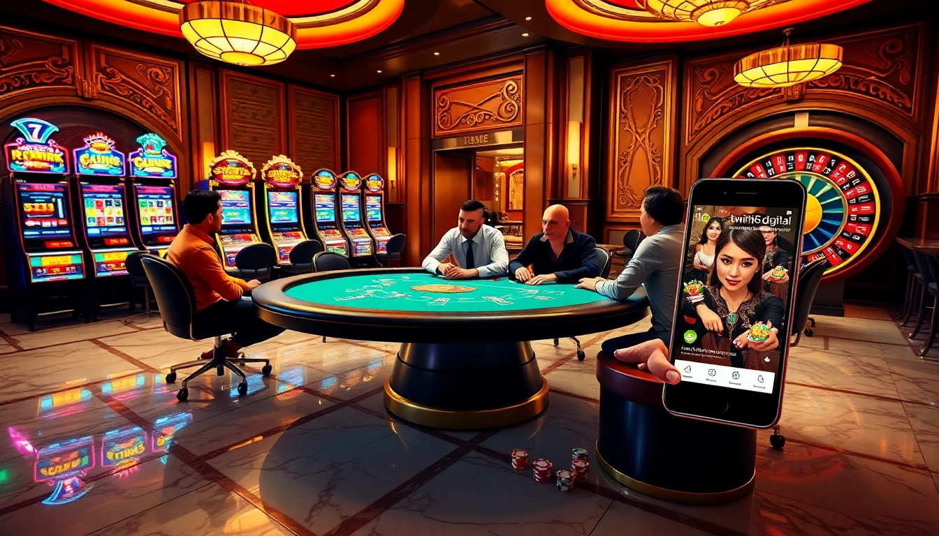 Engaging poker action at twin68.digital casino table creates a thrilling gambling experience