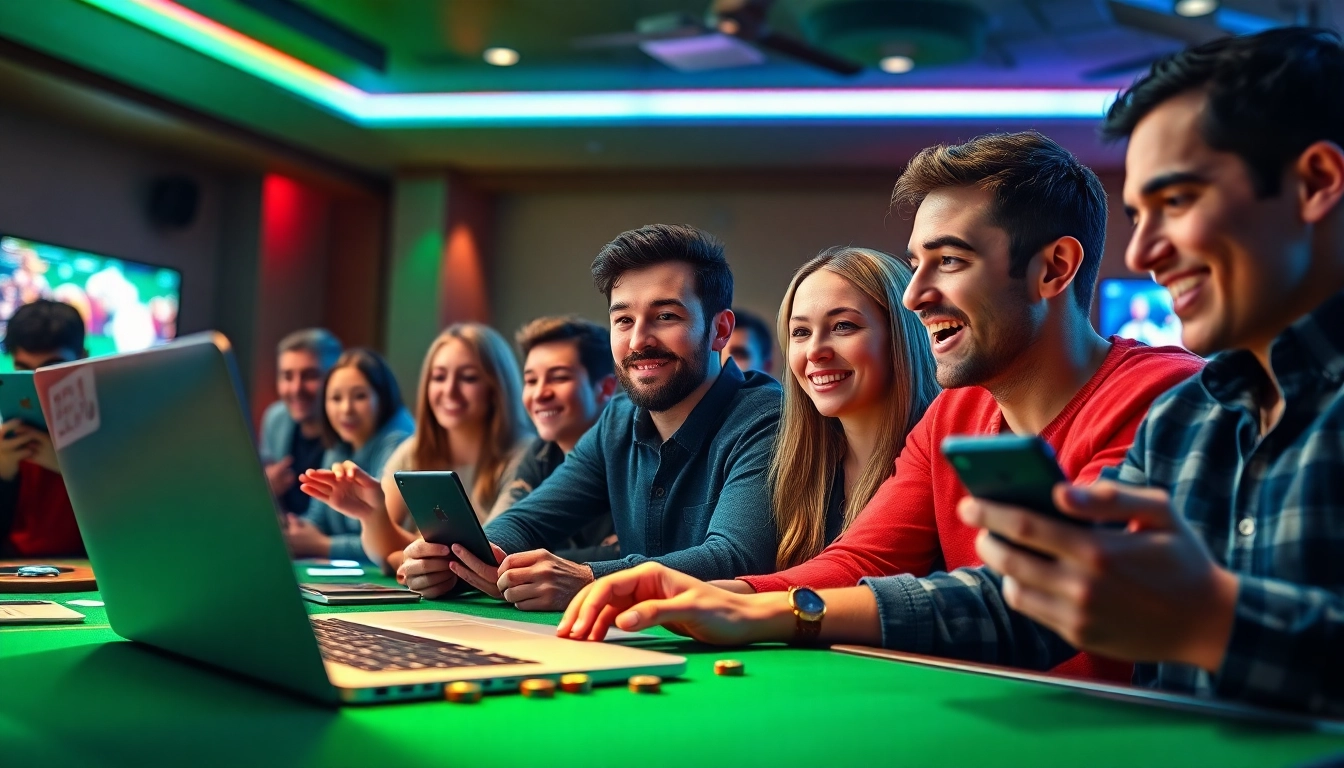 SAO789 online gaming platform showcasing players engaging with thrilling games in a secure digital environment.
