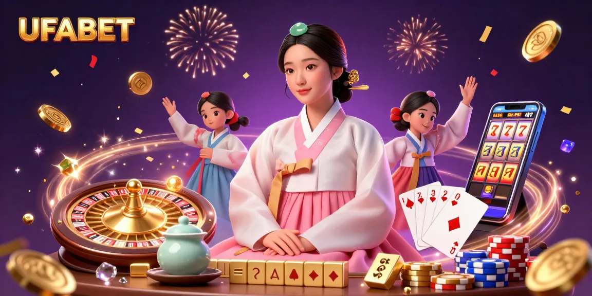 Experience the excitement of UFABET with a lavish Asian casino scene full of games and gold.