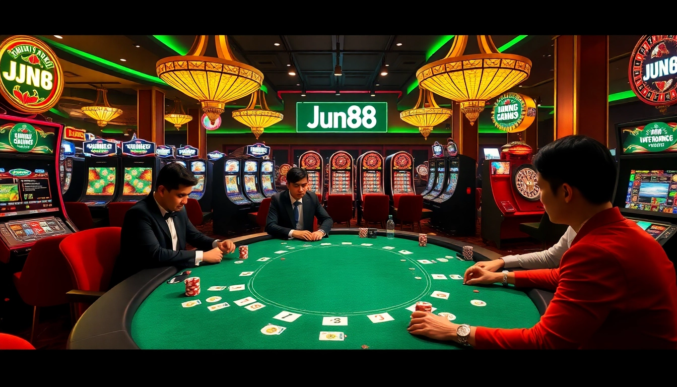 Experience high-stakes poker at https://jun88pl.com/, where elegance meets thrilling gameplay.