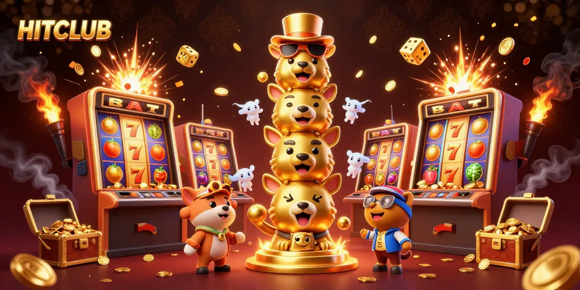 Experience the thrill of HITCLUB through exciting slot gameplay and golden treasure.