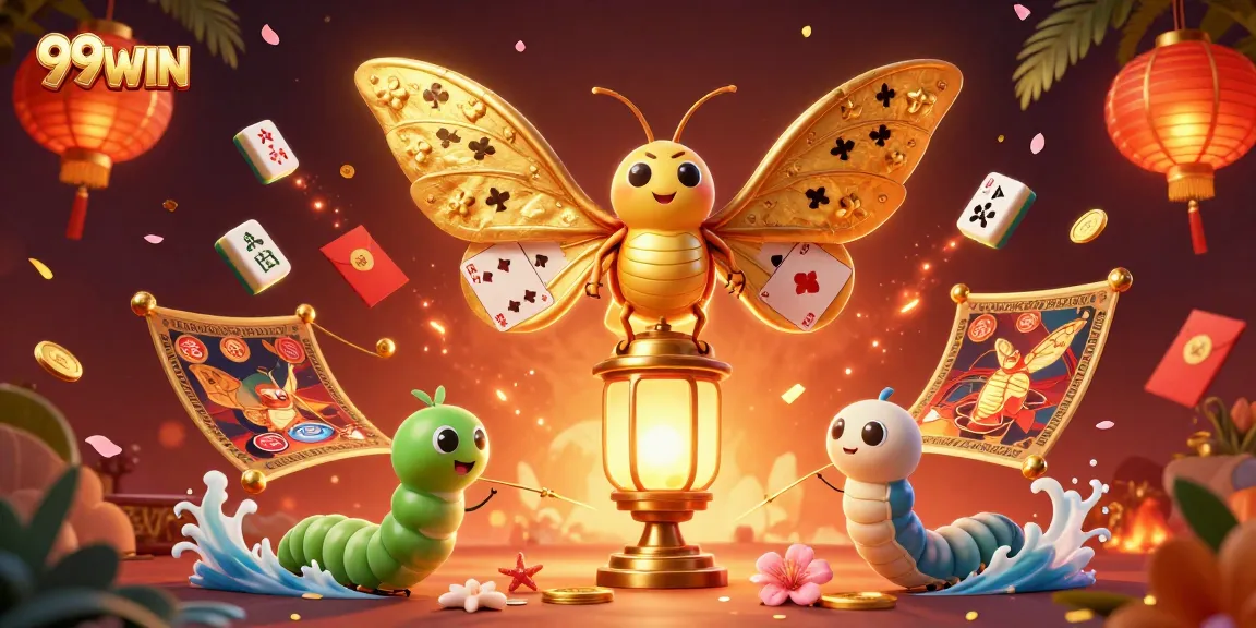 Experience the vibrant world of 99WIN with a mesmerizing 3D illustration showcasing casino highlights and excitement.
