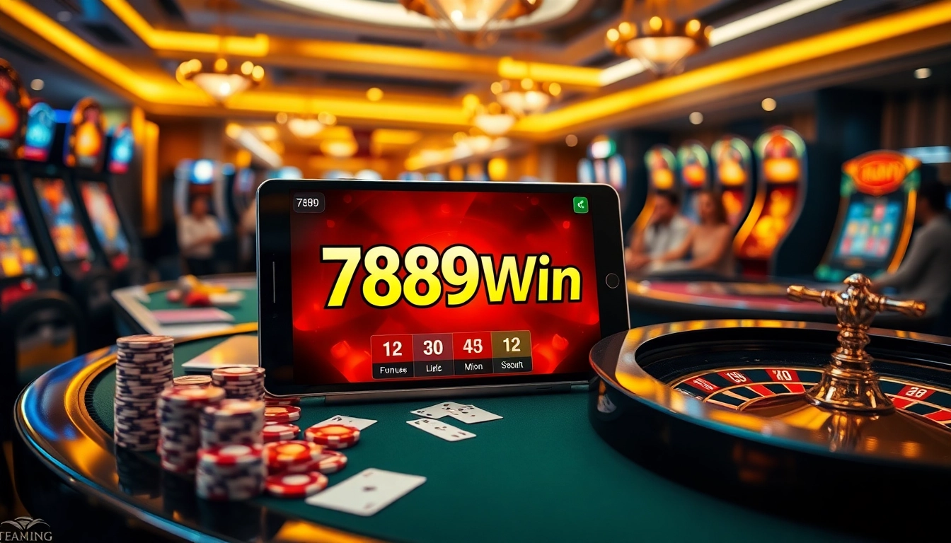 Exciting gameplay at trang chủ 789Win with vibrant casino elements and modern betting interfaces.