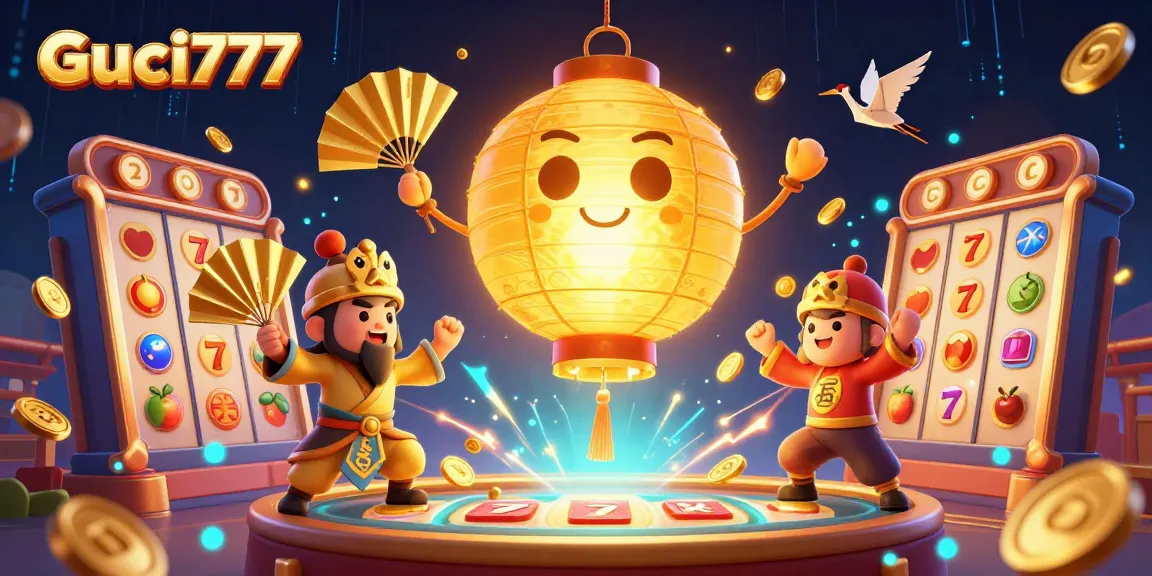 Guci777 menghadirkan slot jackpot yang menarik dengan elemen kasino yang memukau dan simbol keberuntungan.