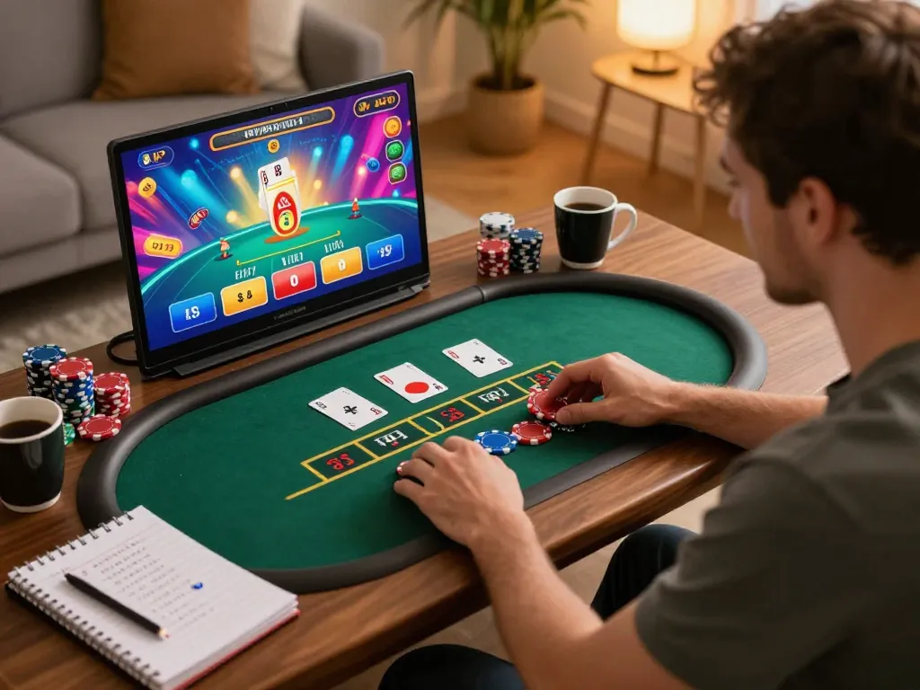 Player engaged in live blackjack game on fly8800 platform, showcasing exciting online casino experience