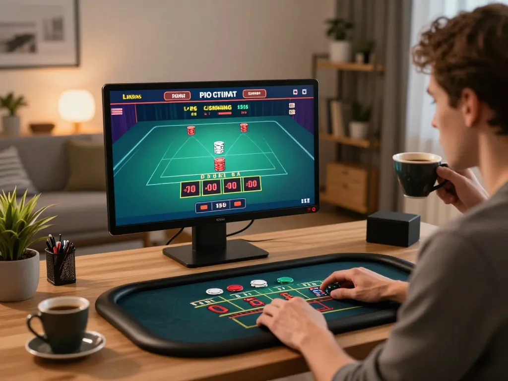 Players enjoying an immersive online gaming experience with Luck8, showcasing live dealer blackjack action.