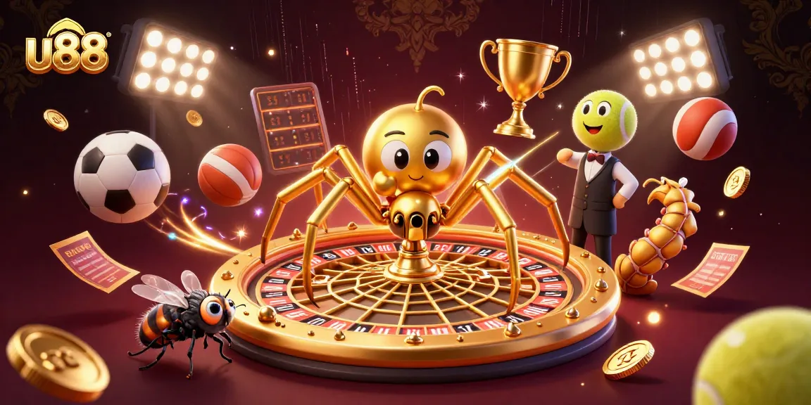 Place bets in the u88 online casino scene filled with excitement and vibrant sports elements.
