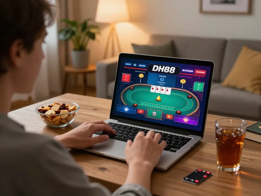 Engage in thrilling DH88 casino gaming experience from the comfort of home while managing bankroll.
