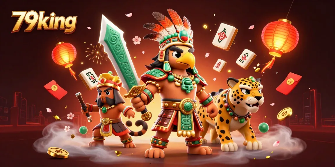 Experience exciting 79king casino gaming with dynamic characters and festive elements.