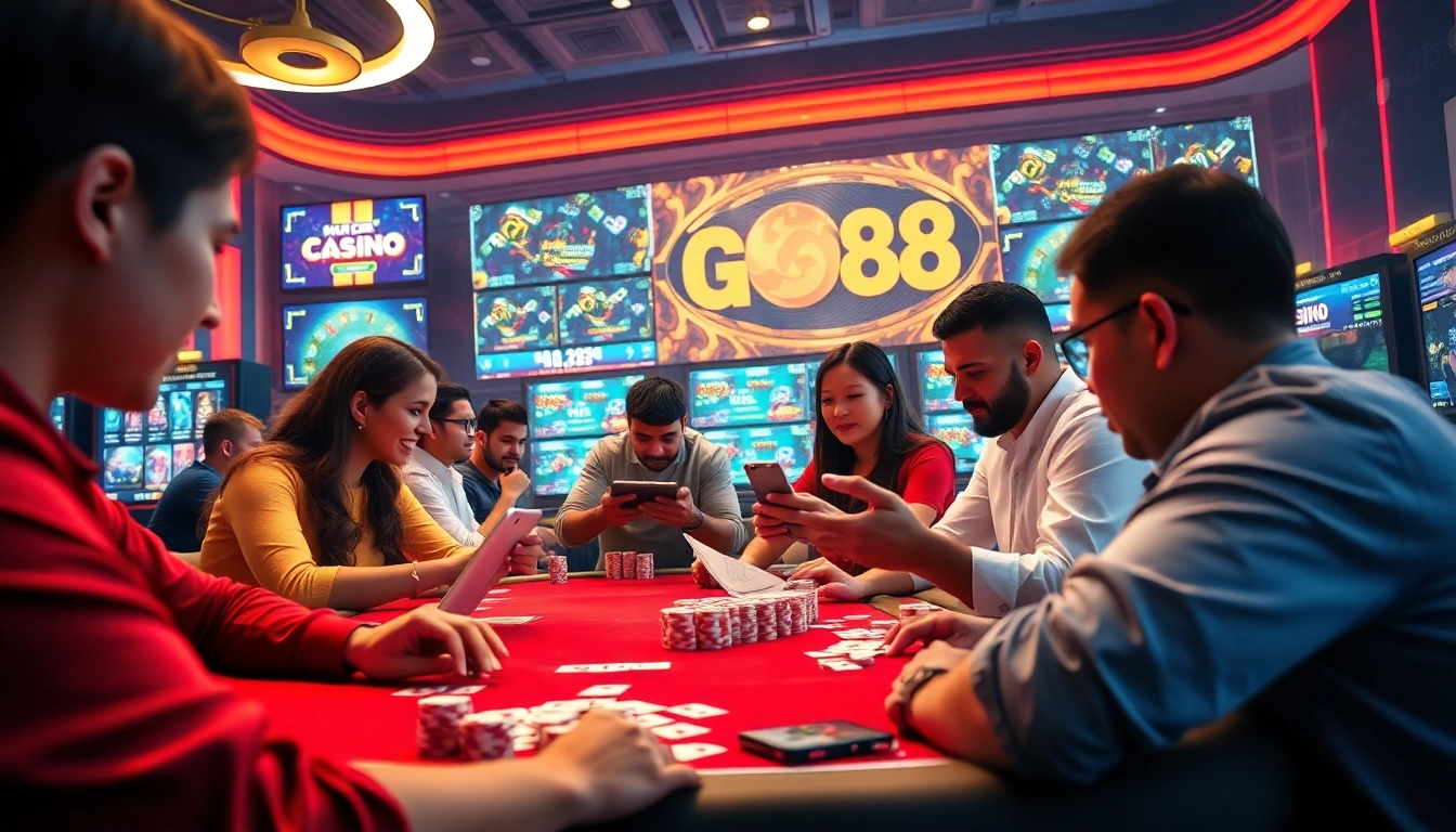 Exciting online gaming at https://go-88.us.com/ with players enjoying vibrant casino experiences.