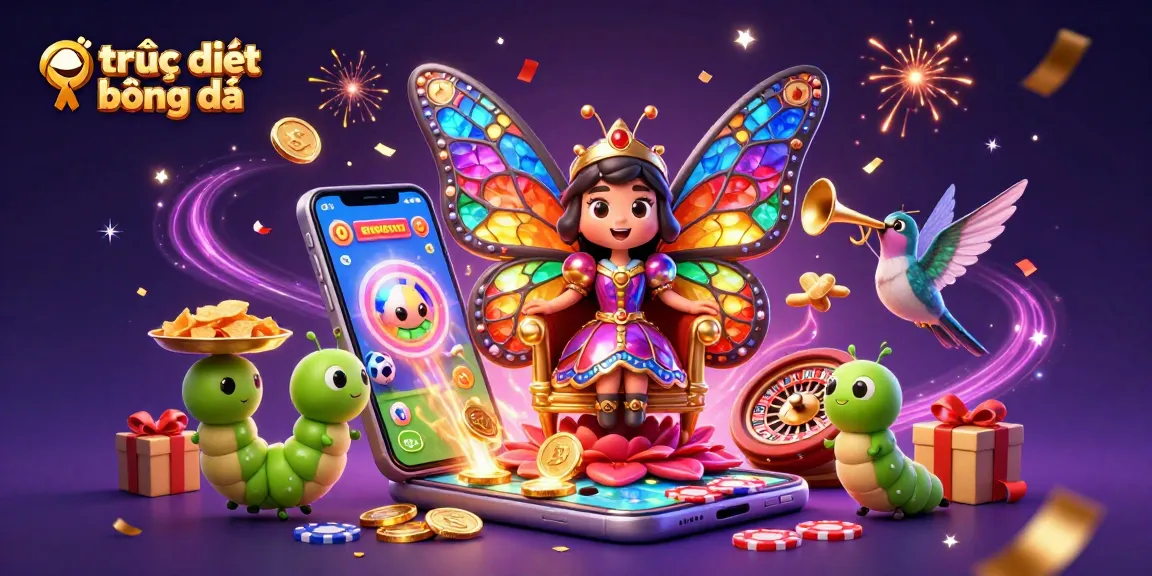 Bet on trực tiếp bóng đá with vibrant 3D illustration featuring colorful sports elements.