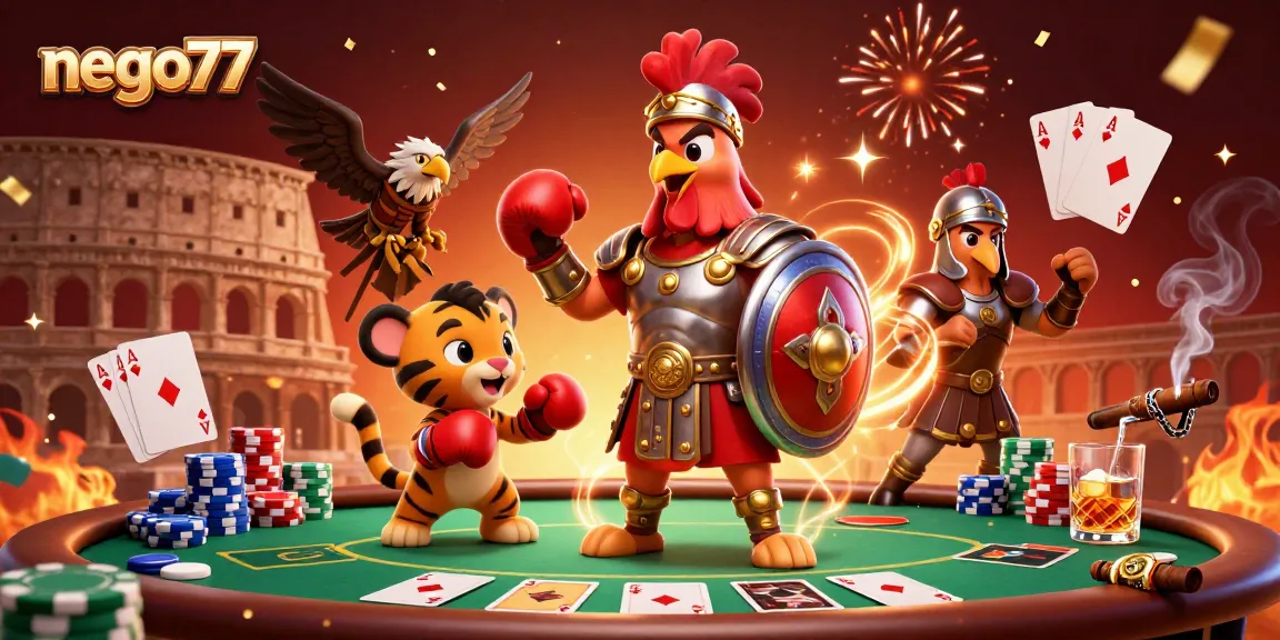 Nego77 engages players with thrilling poker and a dynamic arena scene.