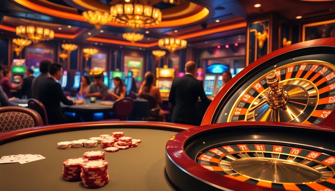 Hitclub players engaging in a thrilling casino game night.