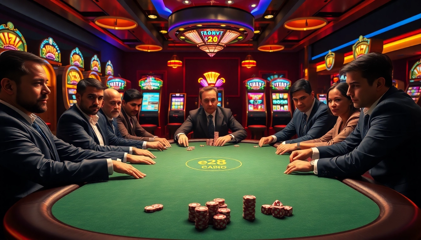 Experience luxury gambling at e28 malaysia with high-stakes poker and exciting slot machines.