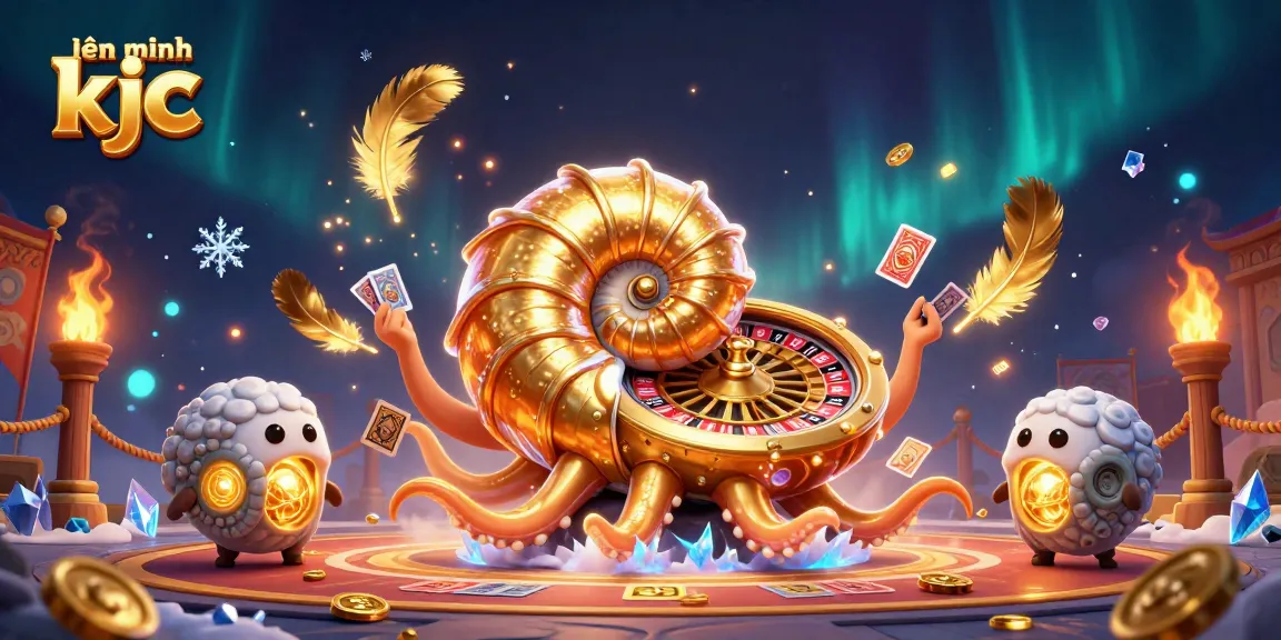 Engage in thrilling gameplay with liên minh kjc, featuring a giant nautilus roulette wheel and dynamic card play.