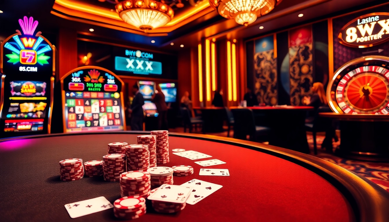 Experience thrilling gameplay at 8XX COM with vibrant casino elements and engaging players.