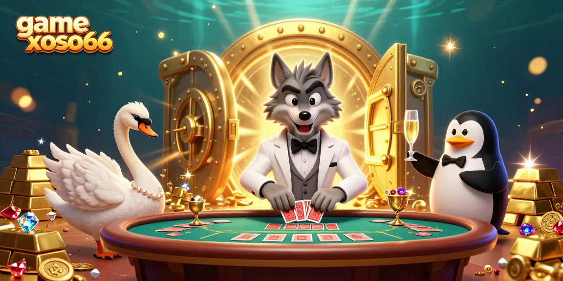 Experience the thrill of game xoso66 with engaging characters and vibrant casino elements.