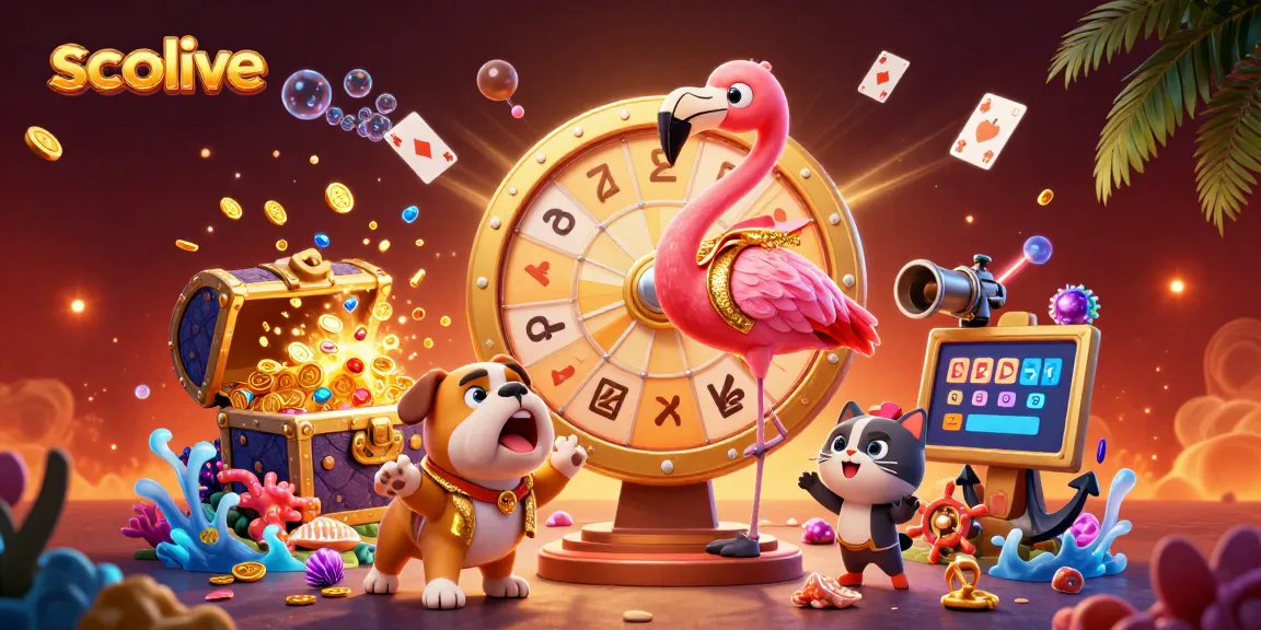 Socolive invites players to spin the prize wheel and win in a colorful casino scene filled with dynamic game elements.