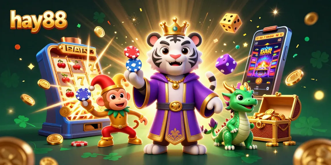Join the excitement at hay88 with thrilling slot machines bursting with winnings and vibrant casino atmosphere.