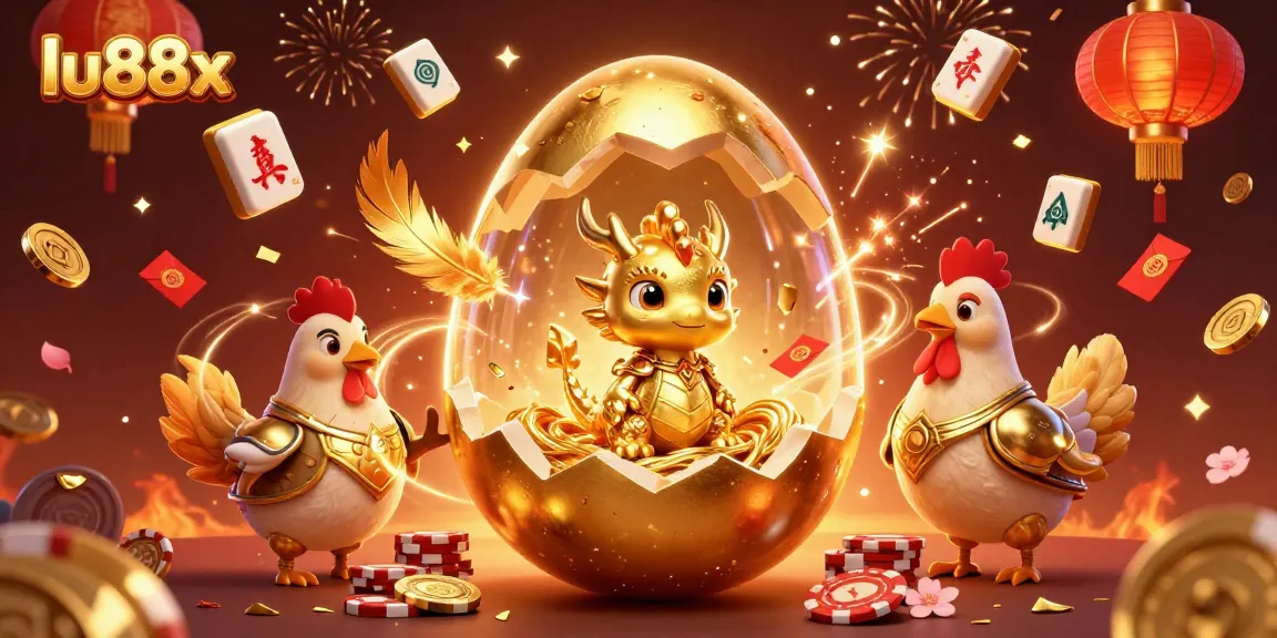 Engage in gaming excitement with lu88x, discovering golden wins amid vibrant casino elements.