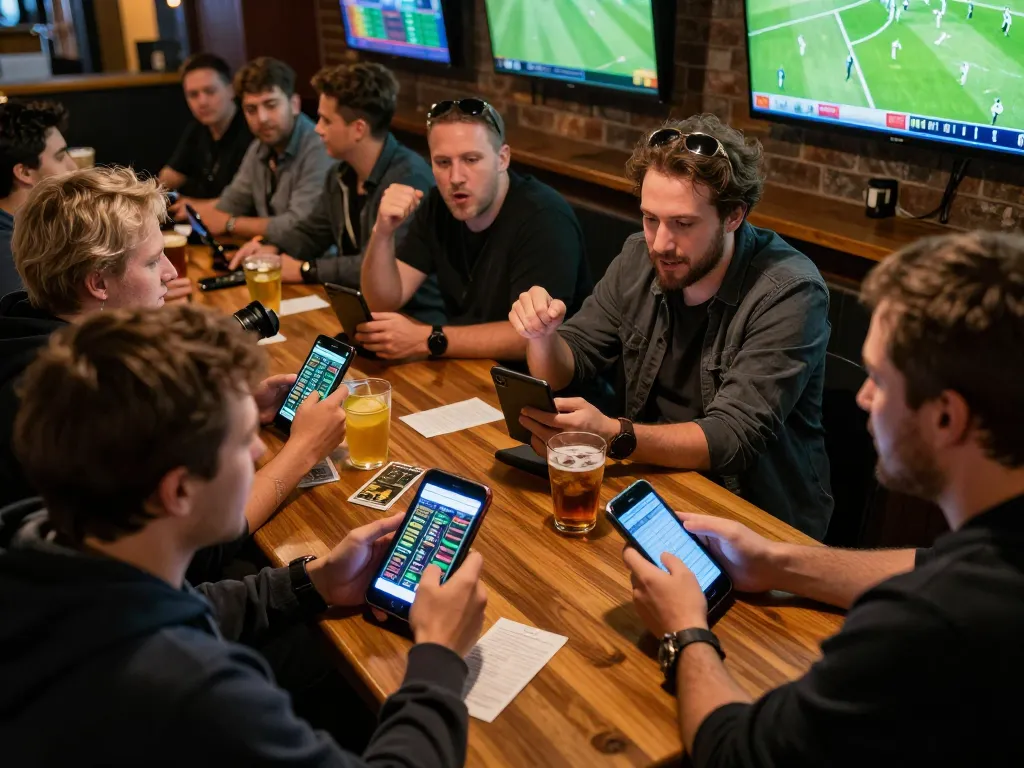 Experience the excitement of footballresults with friends watching live sports and betting