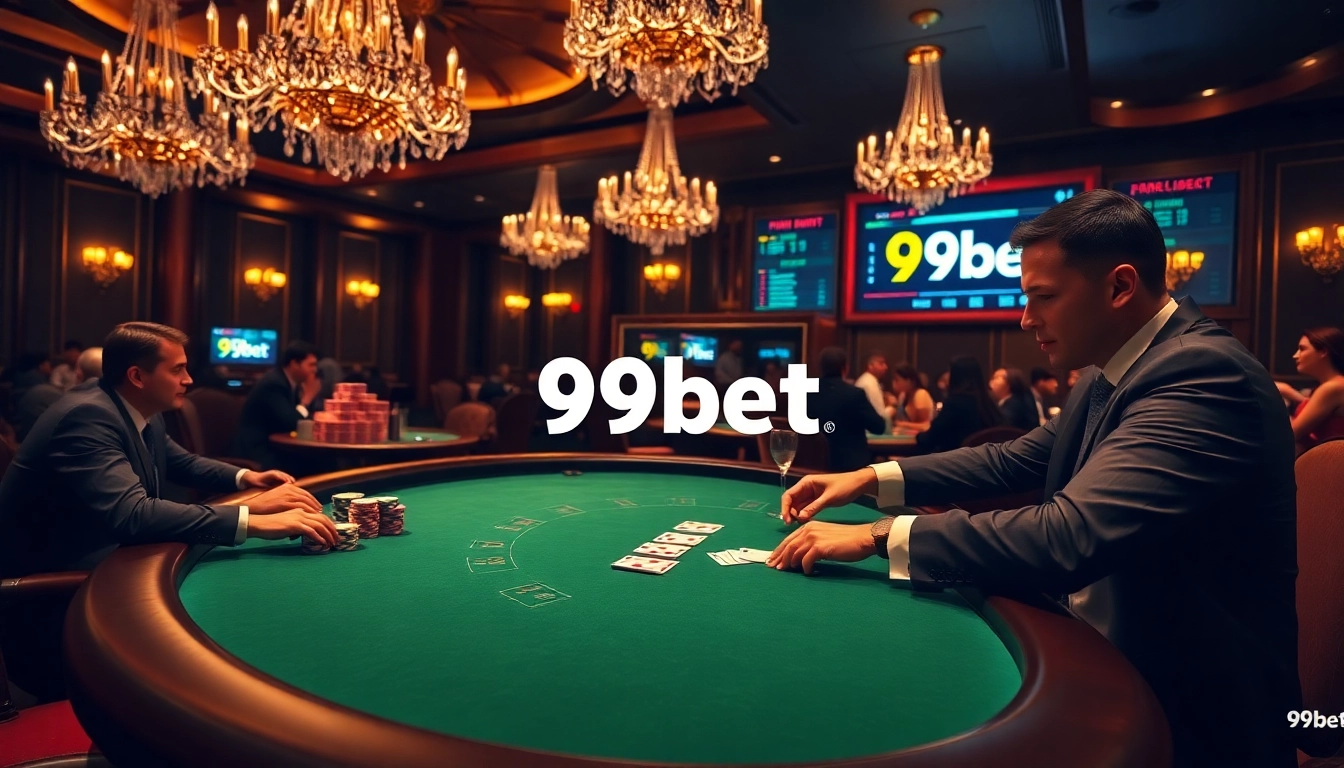 Experience the thrill of gambling with 9bet at a luxurious casino table, featuring live betting.