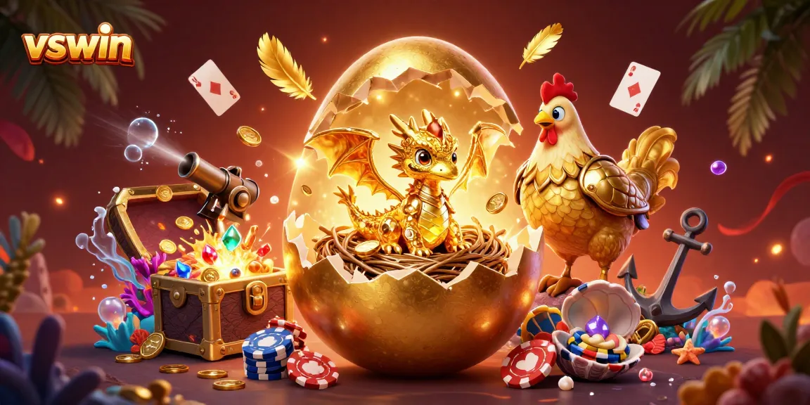Experience winning moments at vswin with golden prizes and dazzling casino graphics.
