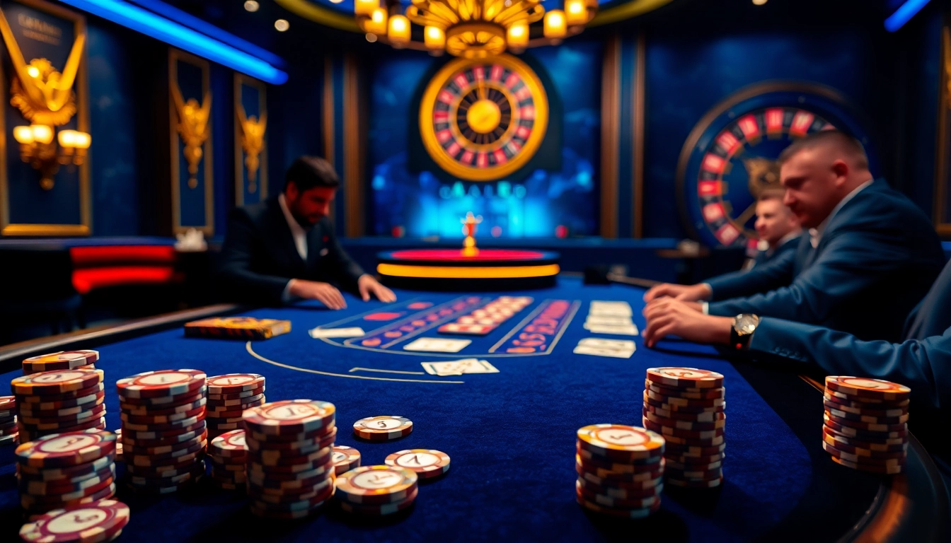 Experience excitement at the blackjack table in this scene showcasing the game 98win and high-stakes gambling.