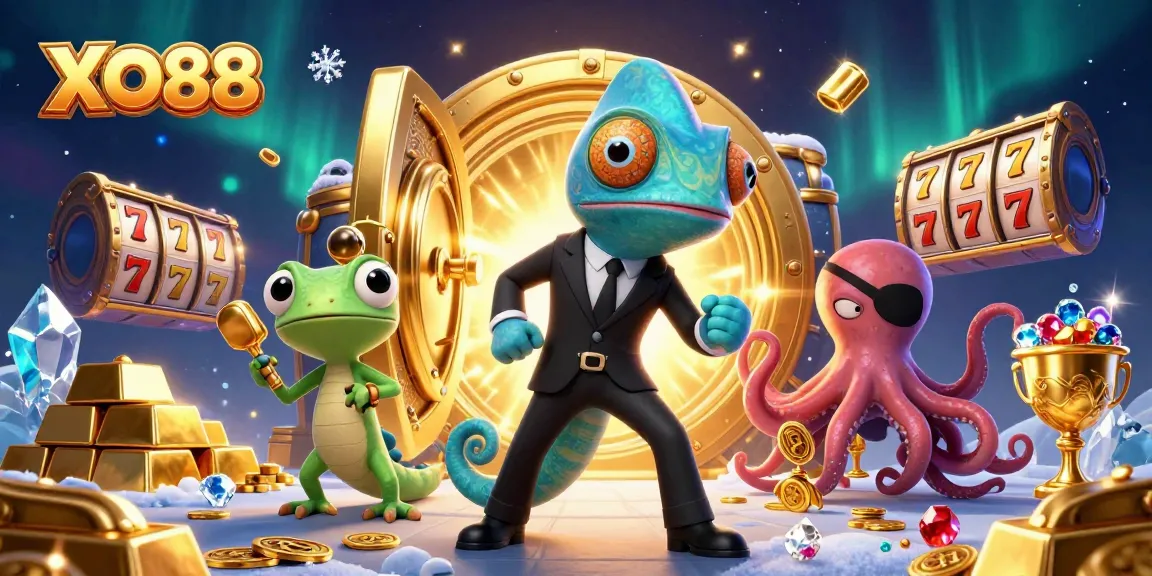 Experience excitement in XO88's dynamic casino world filled with treasure and games.