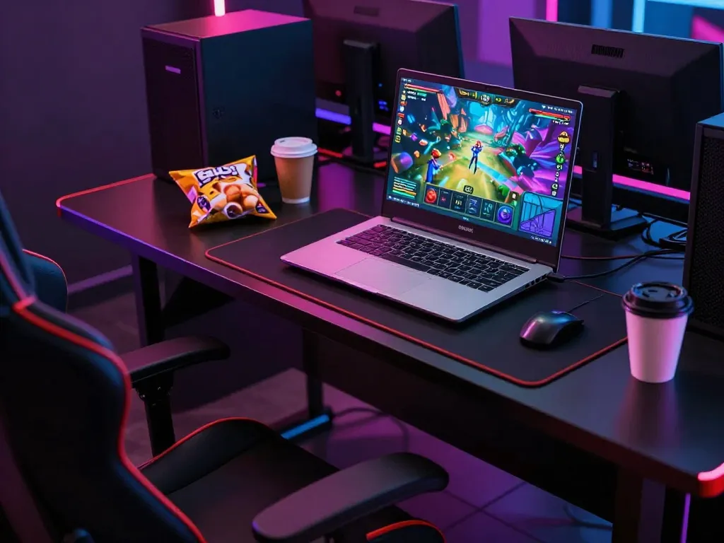 Sunwin online gaming setup with vibrant game interface showing strategy and gameplay.