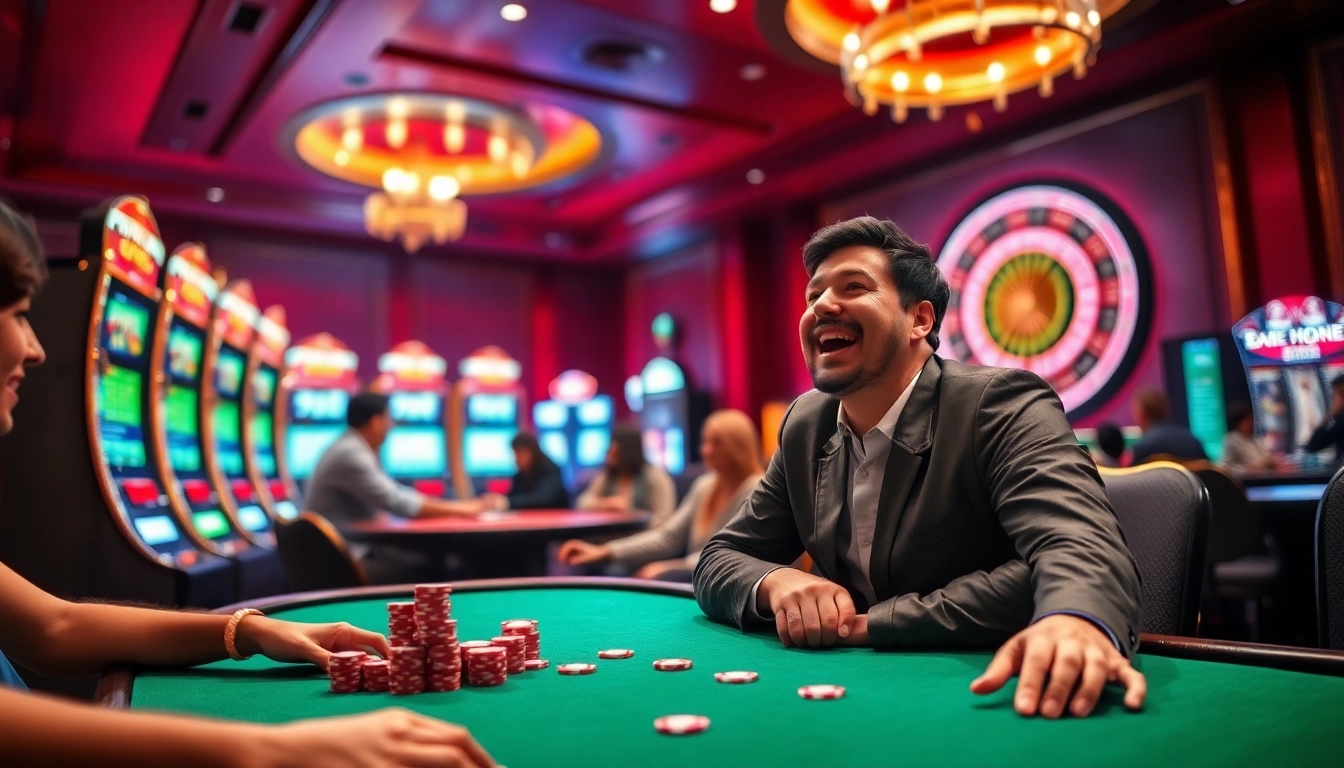 Experience thrilling gameplay with https://zx88.live/ while enjoying poker and roulette in a luxury casino atmosphere.