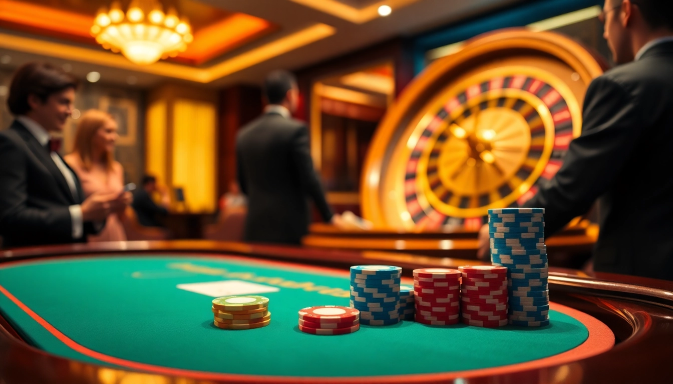 Experience the thrill of poker and roulette at tk88's luxurious casino.