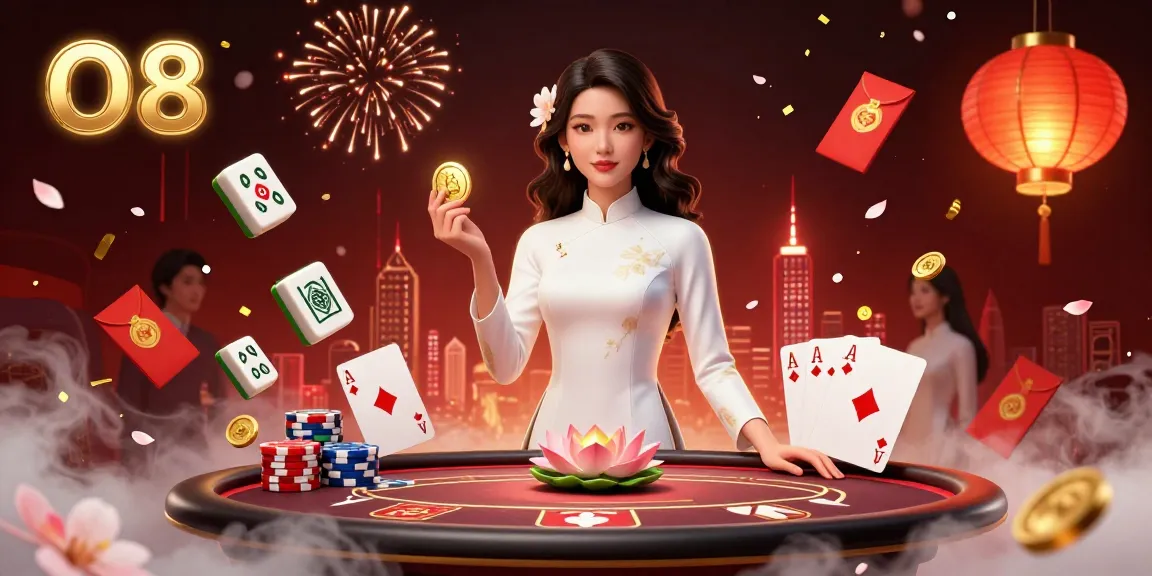Engage in thrilling poker action with O8 in a vibrant digital casino setting.