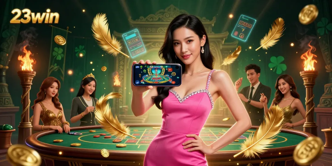 Play thrilling casino games like roulette and baccarat with 23win at your fingertips.