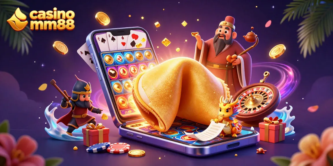 Experience thrilling games at casino mm88 with fortune cookie and lively casino elements.