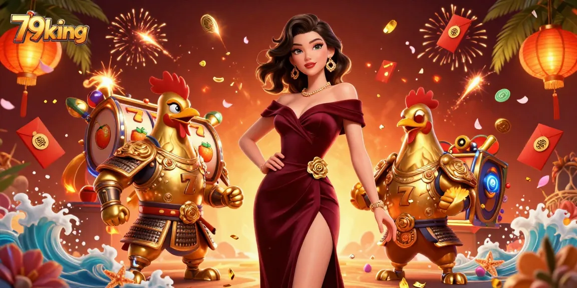 Experience riveting gameplay and excitement at 79king with vivid 3D casino elements and glamorous characters.