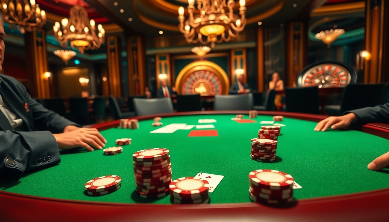 Experience the thrill of betting at a luxurious casino table showcasing insights from the bdtk66 blog.