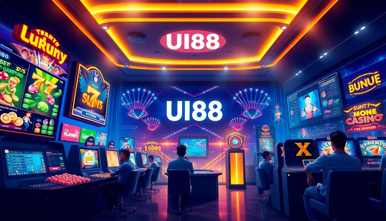 UU88 online betting platform showcasing sports, slots, and live casino excitement.