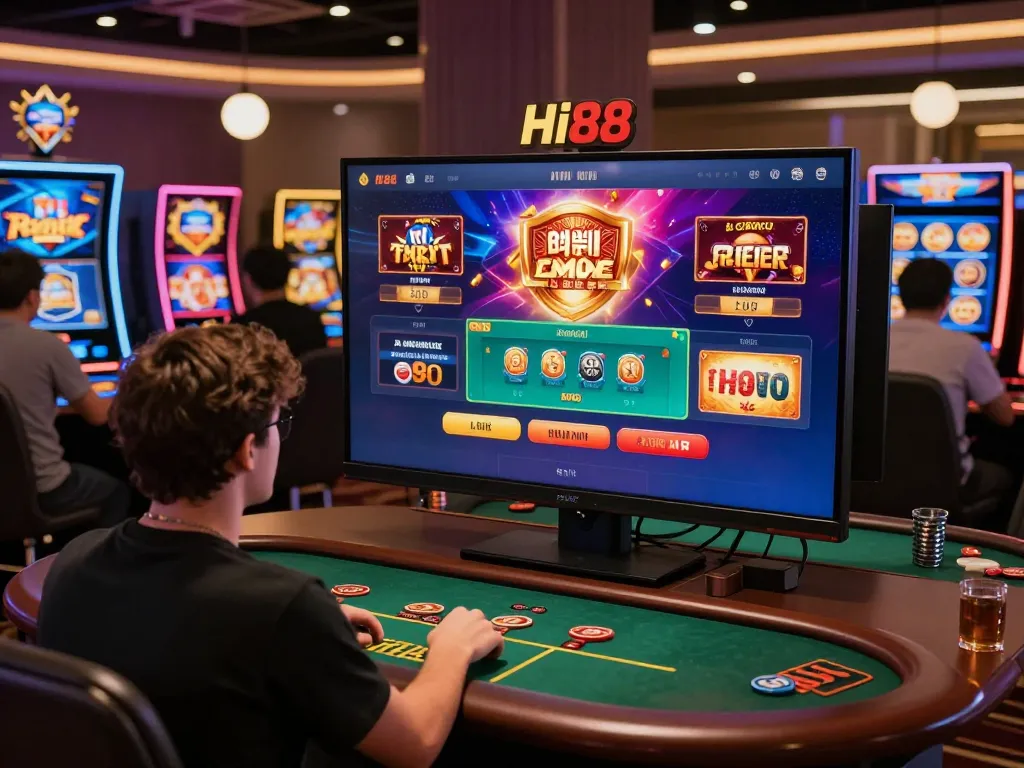 Exciting gameplay at Hi88s demonstrating engaging online casino activities.
