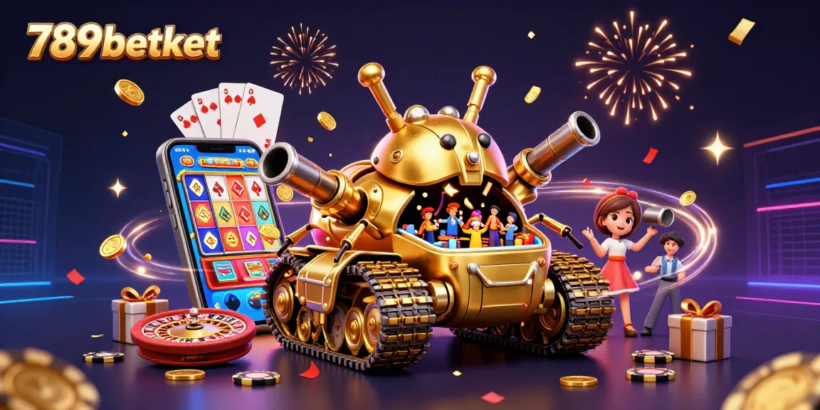 Explore winning strategies at 789betket with a vibrant casino-themed illustration.