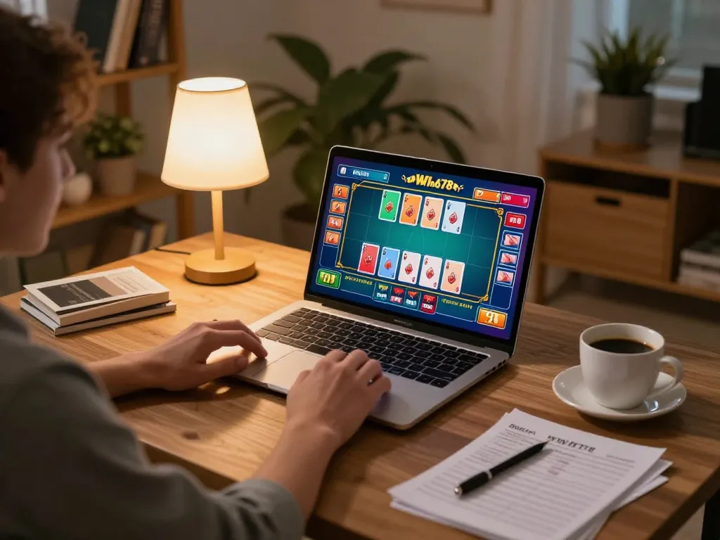 Experience live dealer games on Win678 while enjoying a cozy home setup.